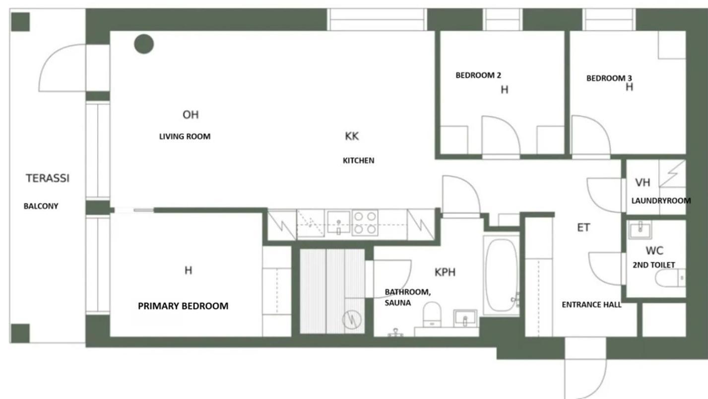 Levi Tunturinlaita A4, Ski-In Ski-Out 3Xbedroom Екстер'єр фото